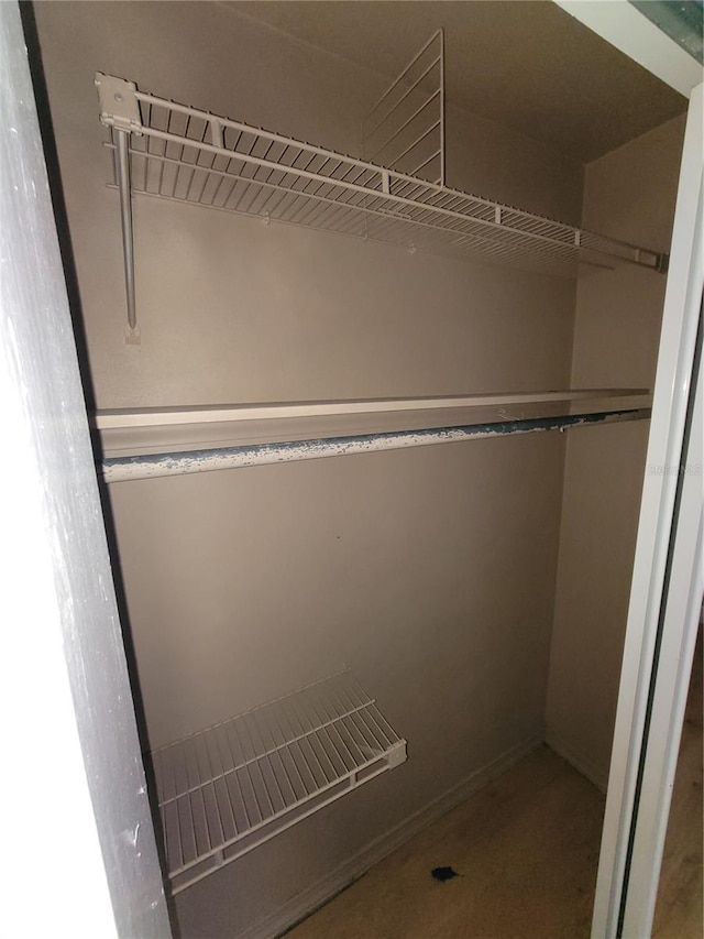 view of closet