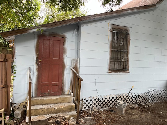 view of property entrance