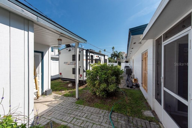 604 Danube Ave, Tampa, FL 33606 - view of patio with central air condition unit