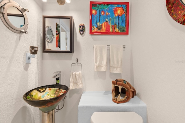 bathroom with a sink