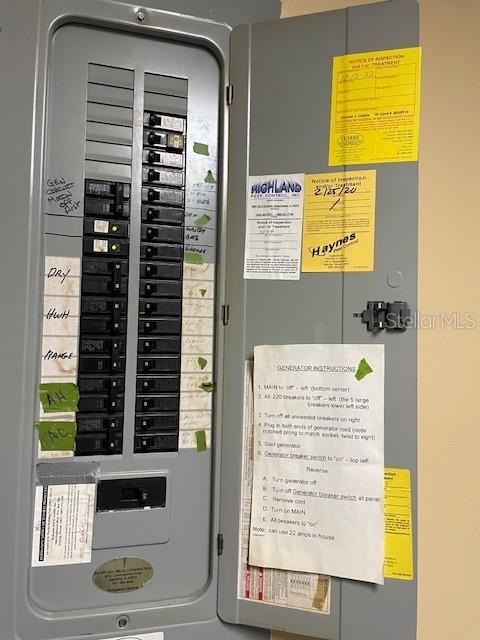 utilities featuring electric panel