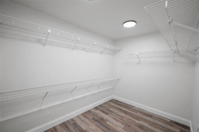 402 Pineapple St, Tarpon Springs, FL 34689 - spacious closet with wood finished floors