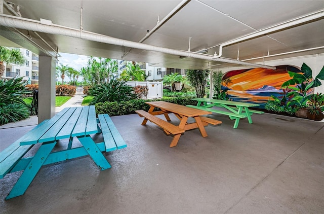 view of patio / terrace featuring outdoor dining space