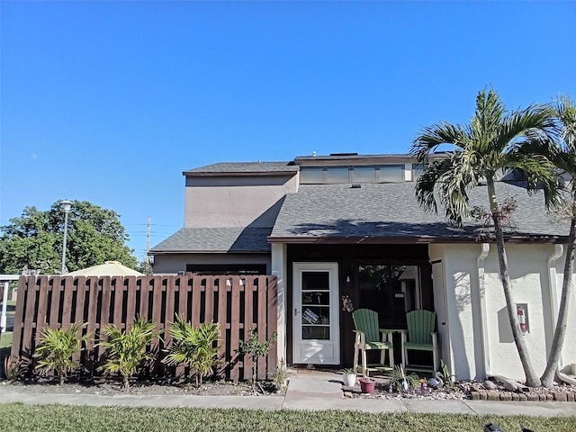 view of rear view of house