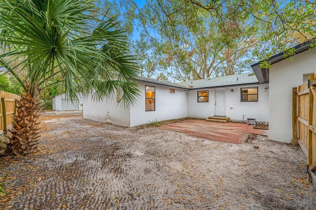 view of rear view of property