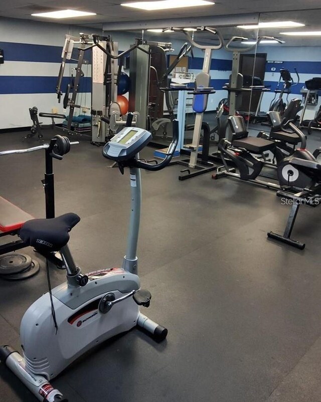 view of exercise room