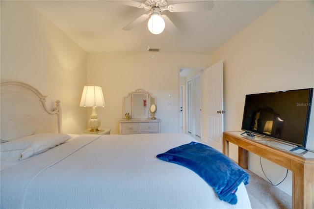 4553 31st Ct E, Bradenton, FL 34203 - carpeted bedroom with a ceiling fan