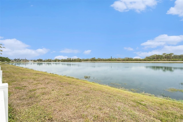 property view of water