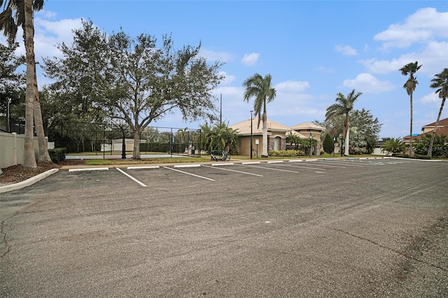 view of car parking