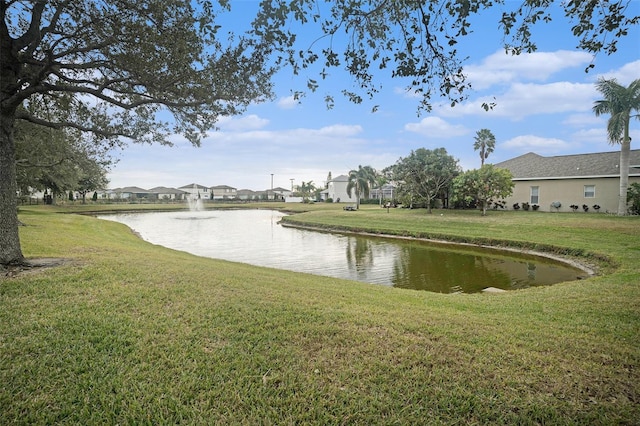 view of water feature