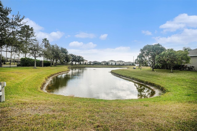 view of water feature