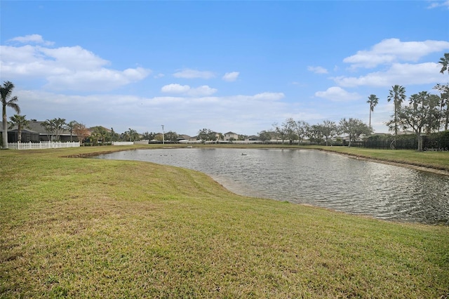 property view of water