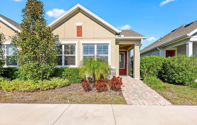 view of front of home