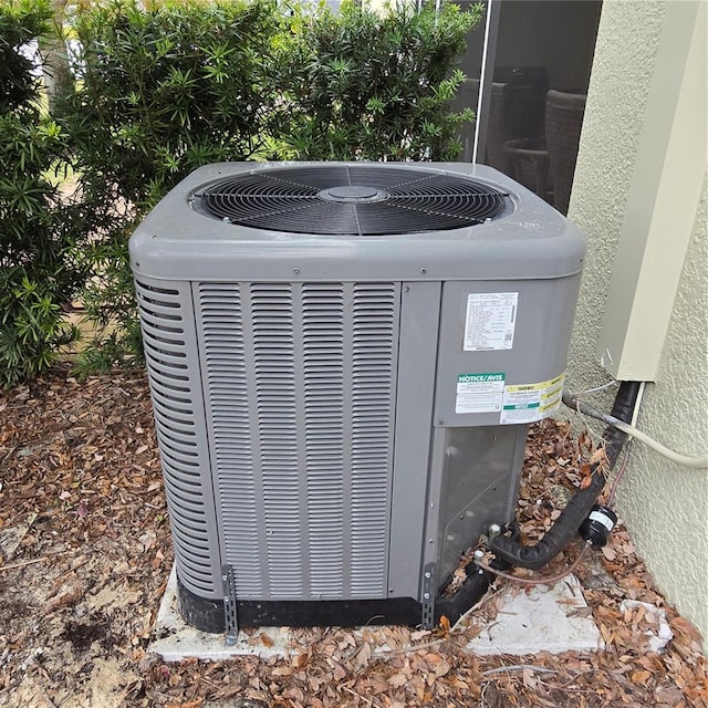 exterior details with cooling unit