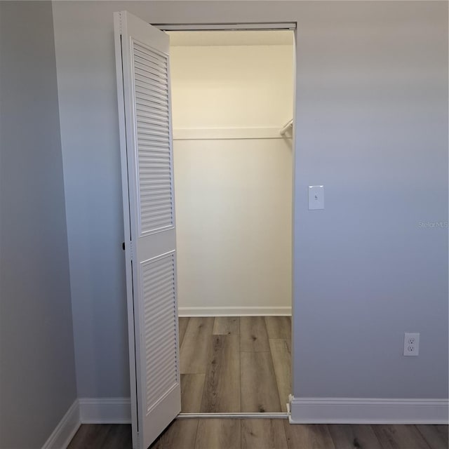 view of closet