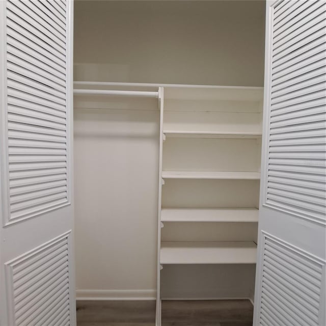 view of closet