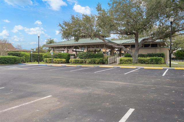 view of vehicle parking