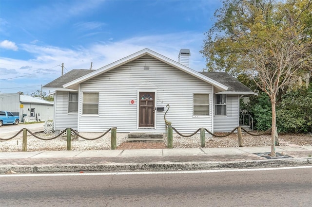 view of bungalow-style home