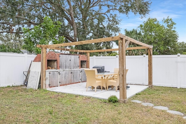 view of patio