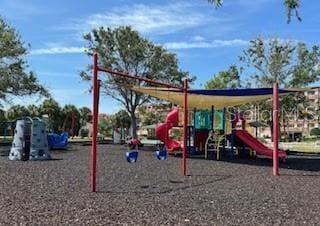 view of jungle gym