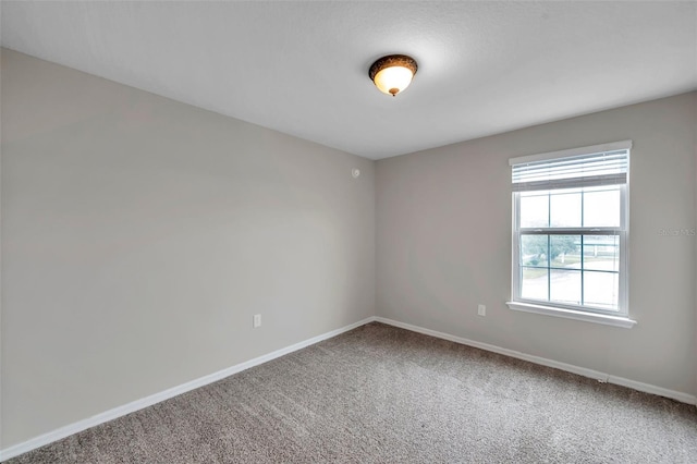 empty room featuring carpet flooring