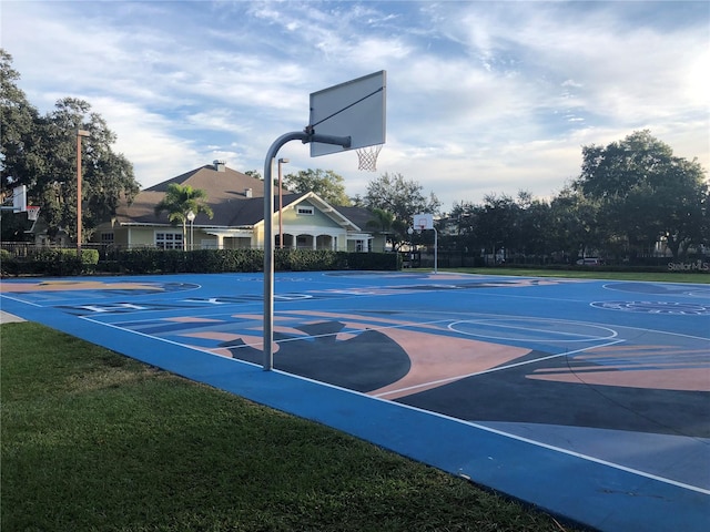 view of sport court