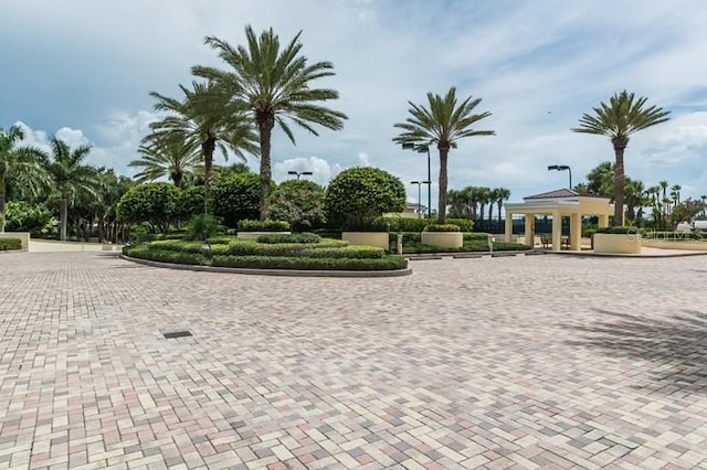 view of home's community with a gazebo