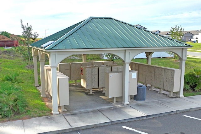 view of home's community with mail boxes