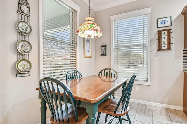 view of dining room