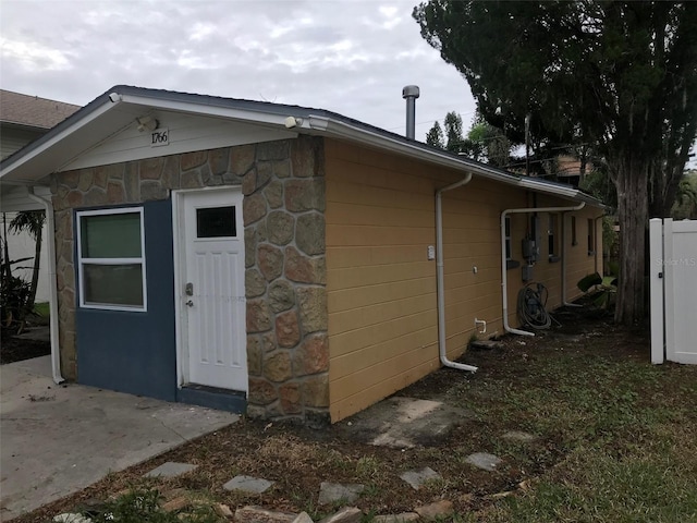 view of outbuilding