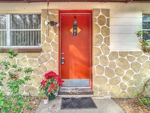 view of entrance to property