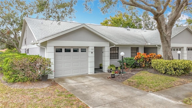 ranch-style house with a garage