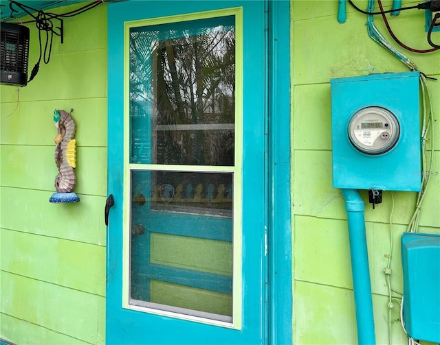 view of doorway to outside