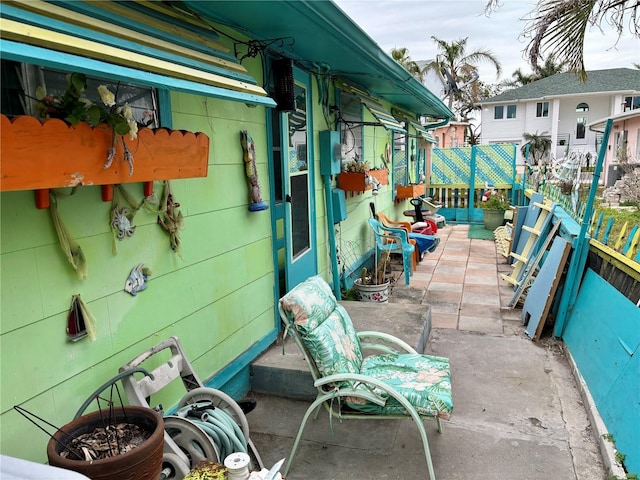 view of patio