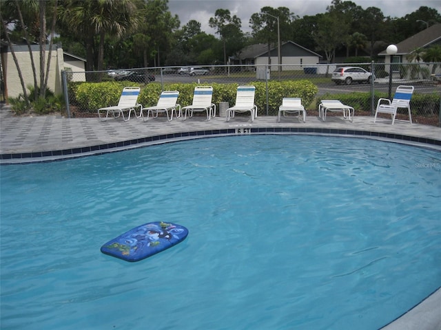 view of pool