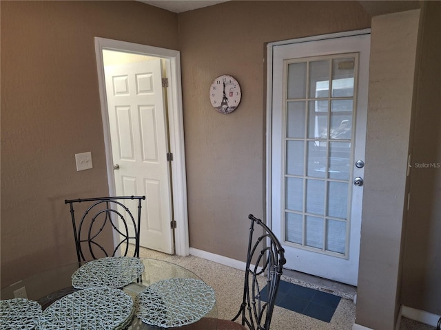 view of dining area