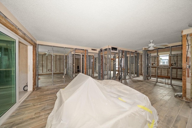 bedroom featuring a textured ceiling