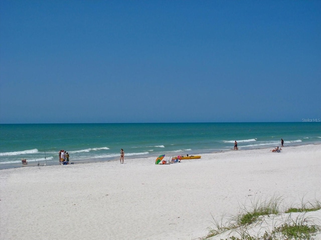 water view featuring a view of the beach