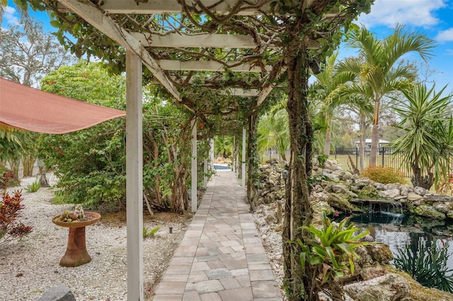 view of patio