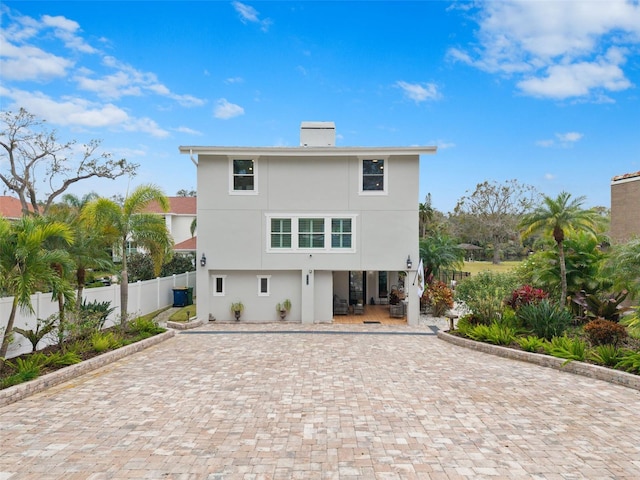 view of rear view of property