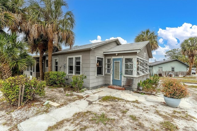 view of bungalow-style home