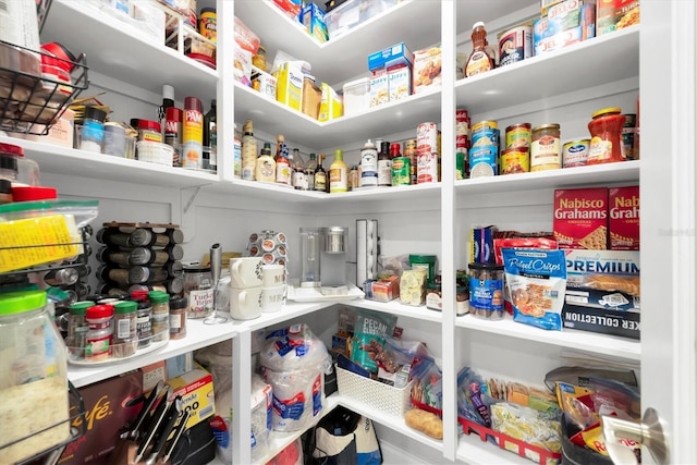 view of pantry