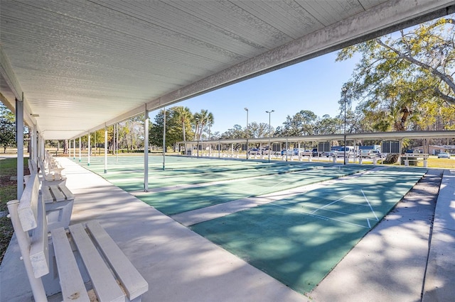 view of sport court