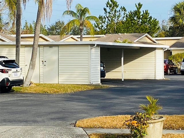 view of outdoor structure