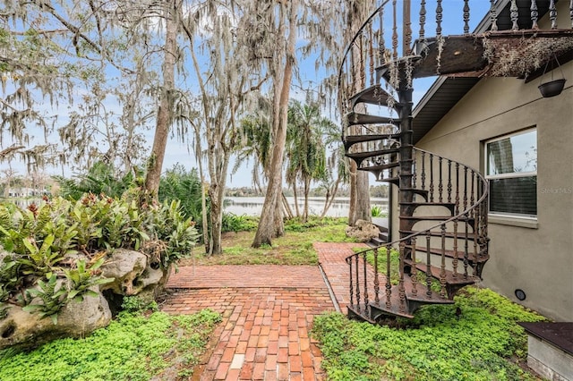 view of yard featuring a patio area