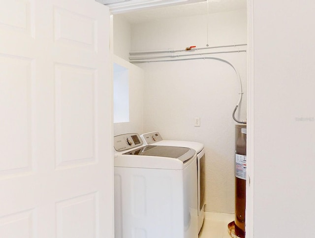 laundry area featuring independent washer and dryer