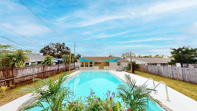 view of pool