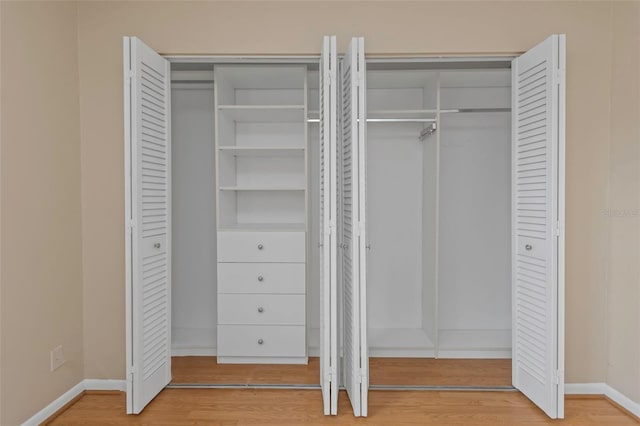 view of closet