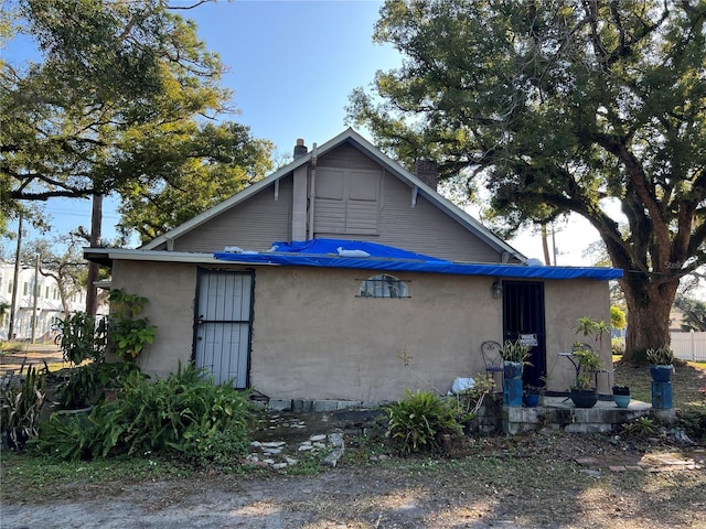 view of side of property