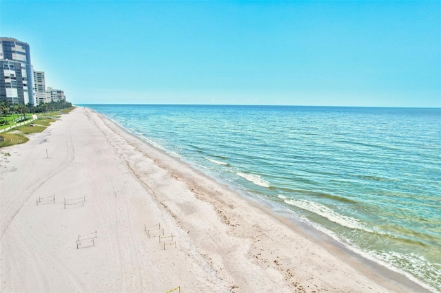 water view with a beach view